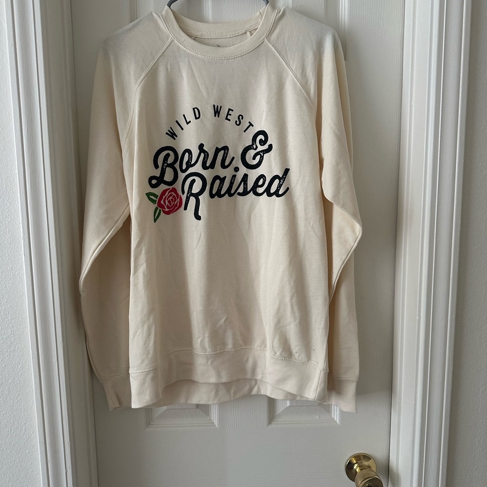 LuLaRoe Cream 'Born & Raised' Sweater